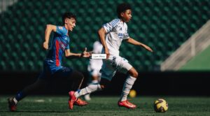 Liam West i aktion for F.C. København.