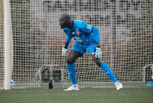 Ovie Ejeheri i aktion for FC Midtjylland.