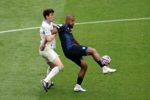 Jacob Rasmussen i sin debut for Salzburg.