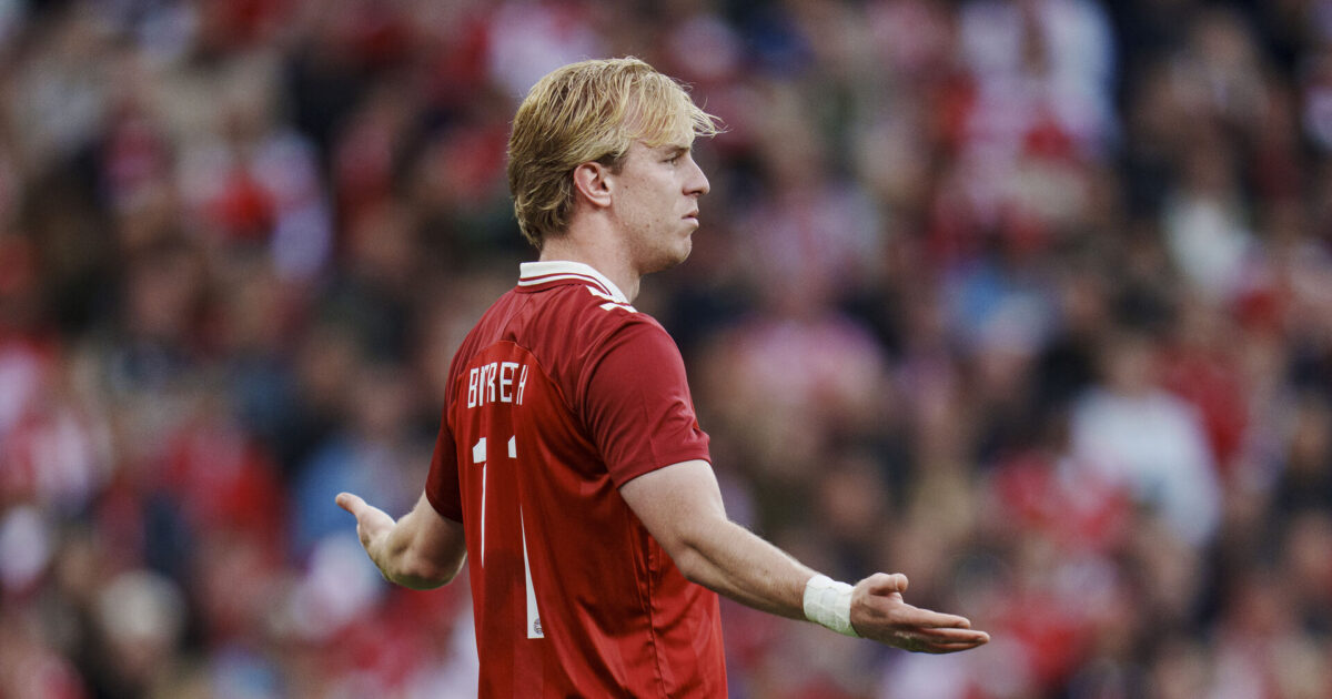 Biereth vil tage vild målform med på landsholdet Foto: Liselotte Sabroe/Ritzau Scanpix