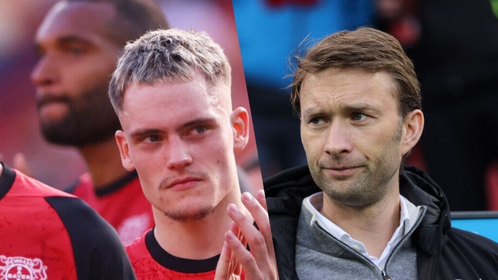 Florian Wirtz og Simon Rolfes i samme billede.