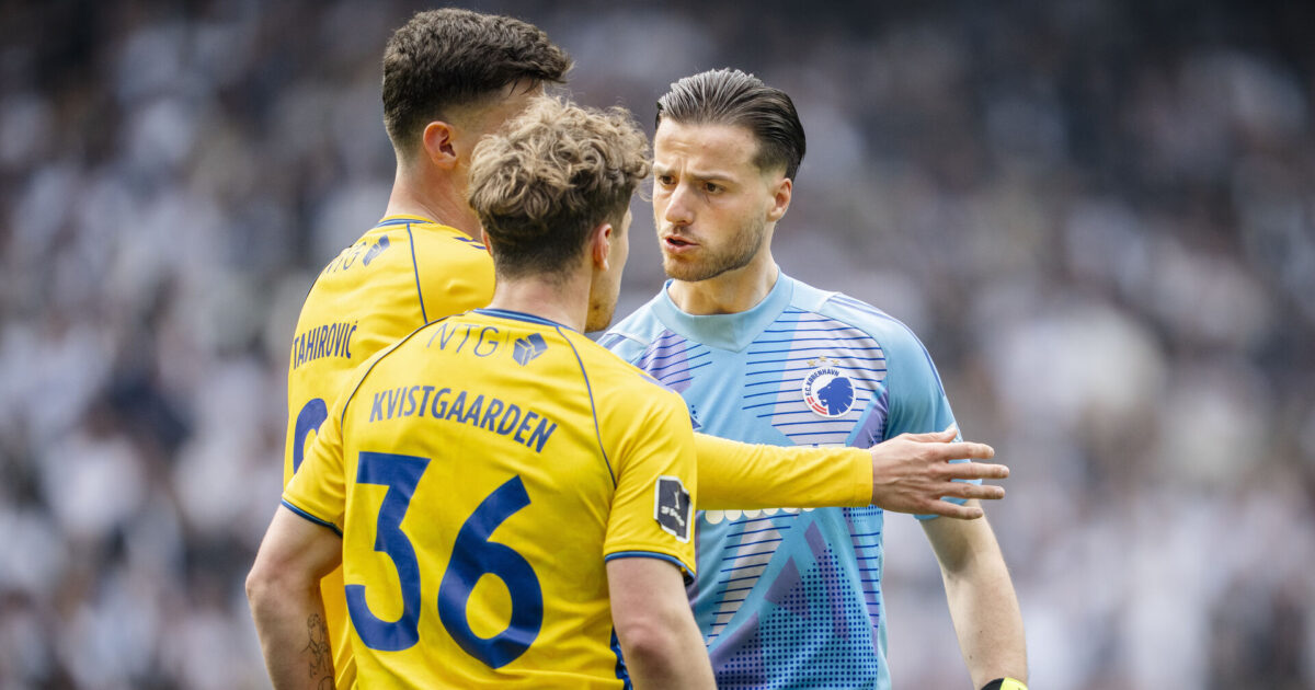Efter Ramaj-skalle: Brøndby-målmand blev afhørt af politiet Foto: Mads Claus Rasmussen/Ritzau Scanpix