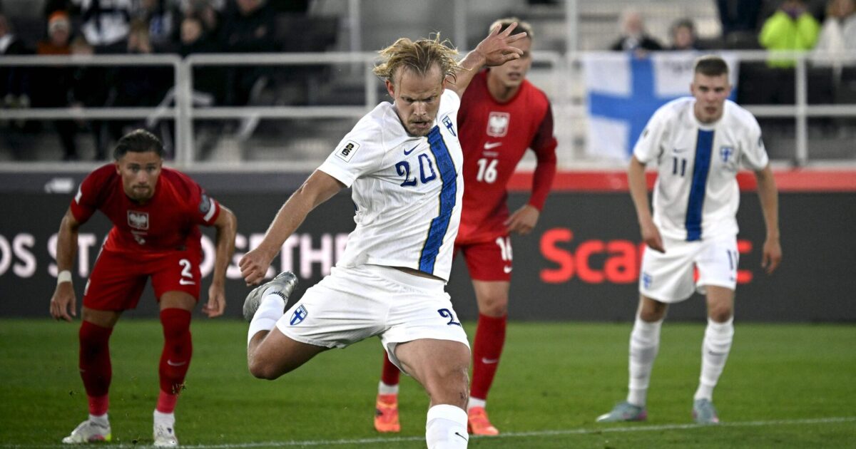 Jacob Friis og Finland ødelagde Polens perfekte start på VM-kval Foto: Photo by Markku Ulander 