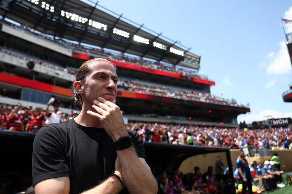 Filipe Luis som træner for Flamengo ved VM for Klubhold i USA.