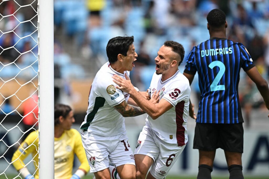 Fluminenses scoring til 1-0 mod Inter ved Klub-VM