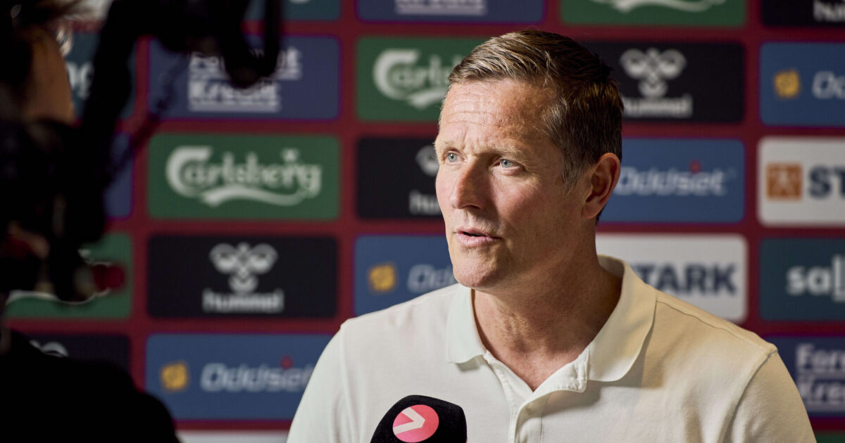 Peter Møller roser U21-angriber: Ung gut med selvtillid på den gode måde Foto: Thomas Traasdahl/Ritzau Scanpix