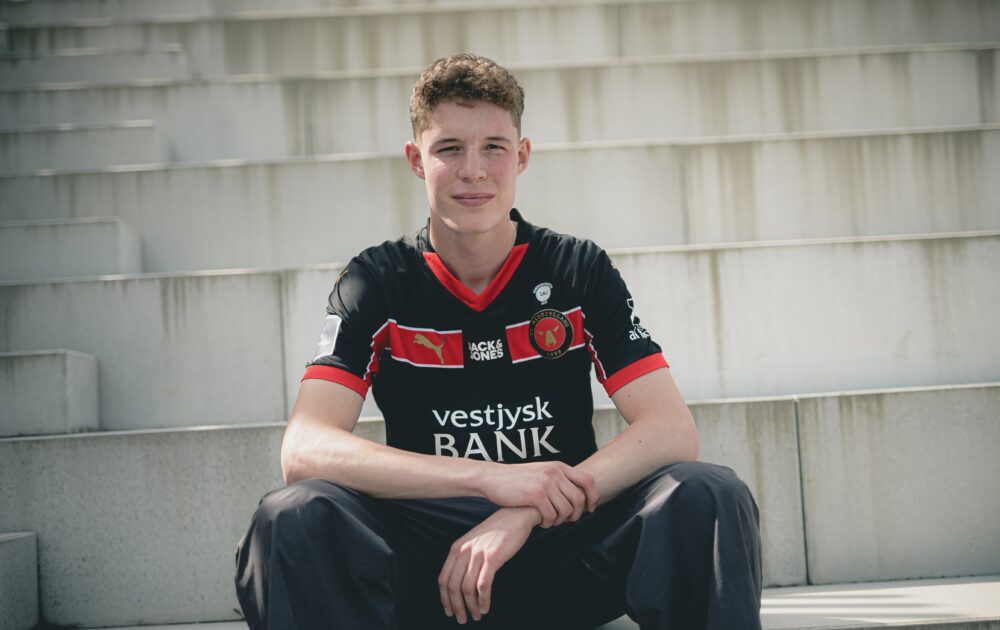 Stort skulderklap: FCM forlænger med Fredericia-lejesvend på en lang aftale Foto: FC Midtjylland