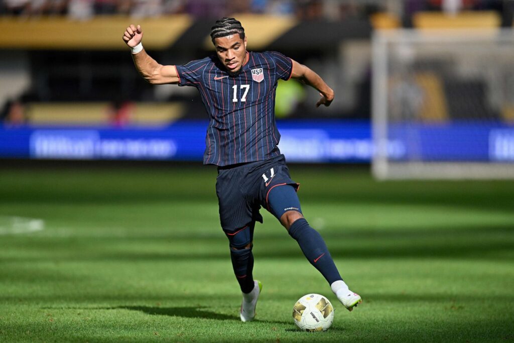 Malik Tillman i aktion for USA ved Gold Cup 2025