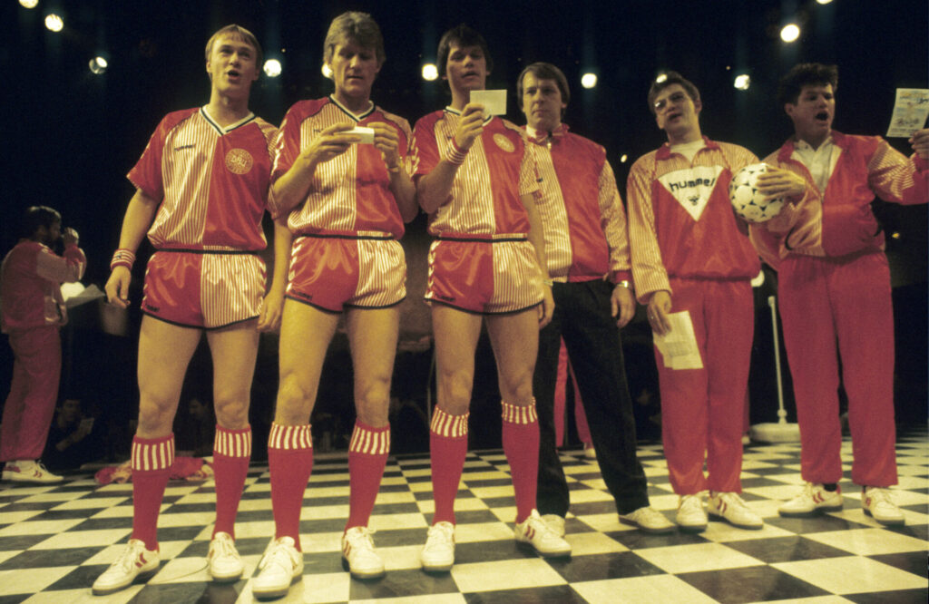 Landsholdets dragt fra VM i Mexico 1986