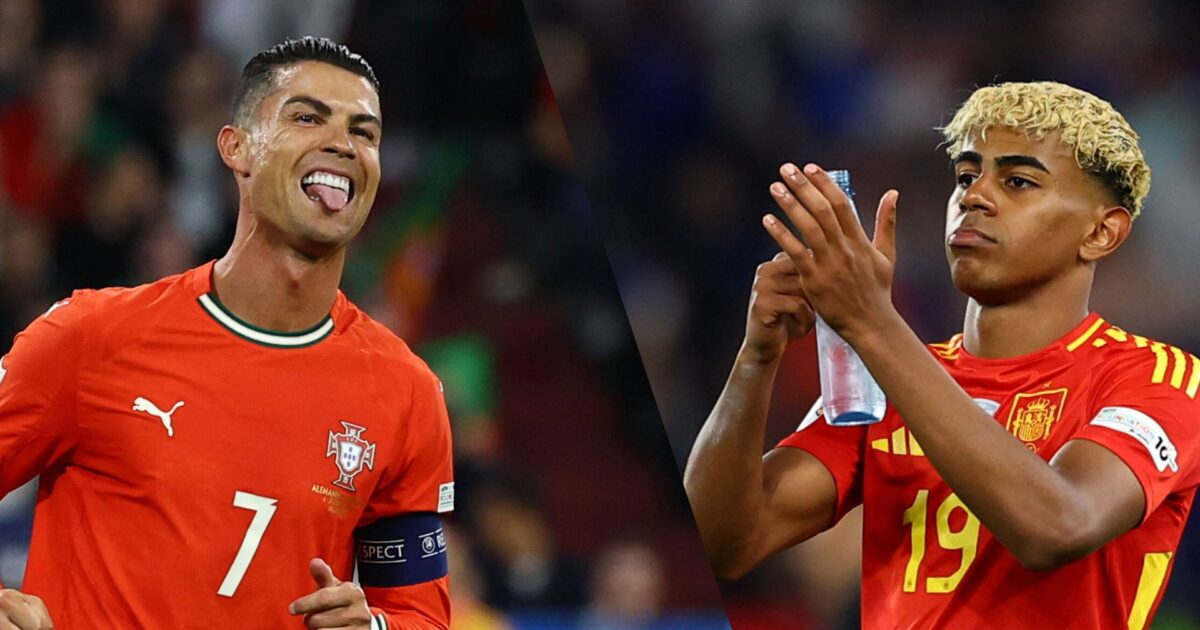 En kamp mellem generationer: Her var Ronaldo, da han var på Yamals alder Foto: Ritzau Scanpix/REUTERS