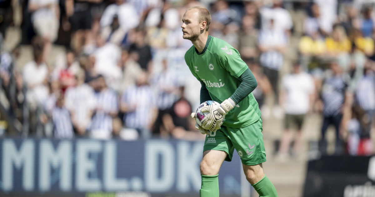 OB må fortsat undvære målmand med hjerteproblemer Foto: Mads Claus Rasmussen/Ritzau Scanpix