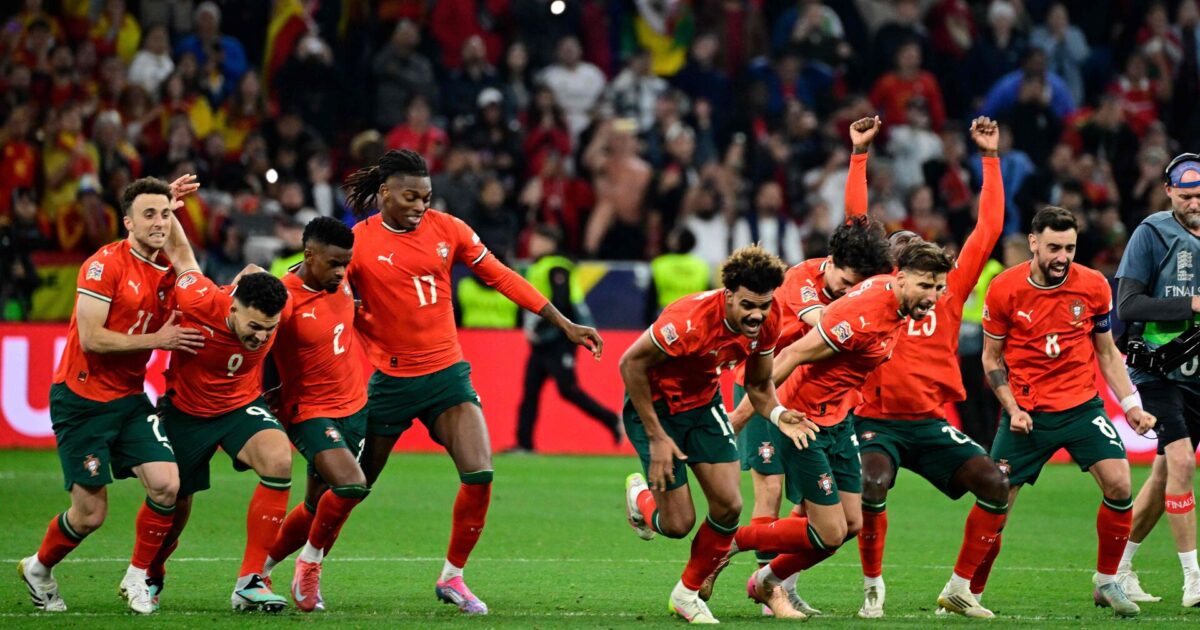 Ronaldo i tårer: Portugal vinder Nations League efter straffedrama Foto: Photo by John MACDOUGALL 