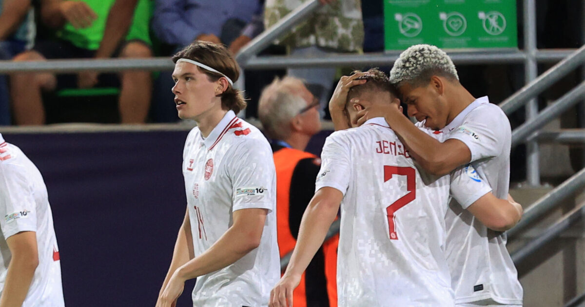 Højer rysten posen: Brøndby-duo og Osula bænket til sidste gruppekamp ved EM Foto: Aleksandar Djorovic/Ritzau Scanpix
