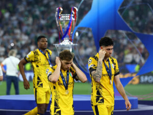 Nicolo Barella efter Champions League-finalen.