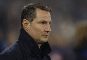 Brian Priske under en kamp i spidsen for Feyenoord.