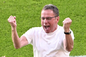 Ralf Rangnick jubler.