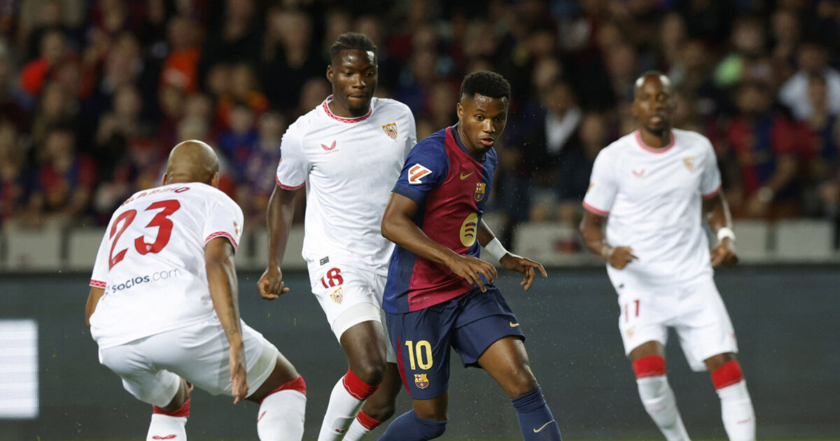 Medie: Ansu Fati bliver holdkammerat med Mika Biereth Foto: Albert Gea/REUTERS