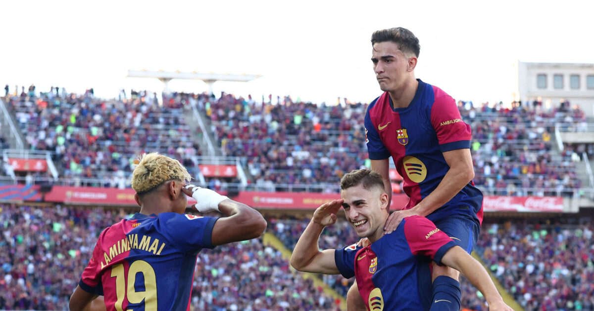 Barca-talent med klar besked: Jeg tænker ikke på at skifte – jeg er glad her Foto: Albert Gea / Reuters / Ritzau Scanpix