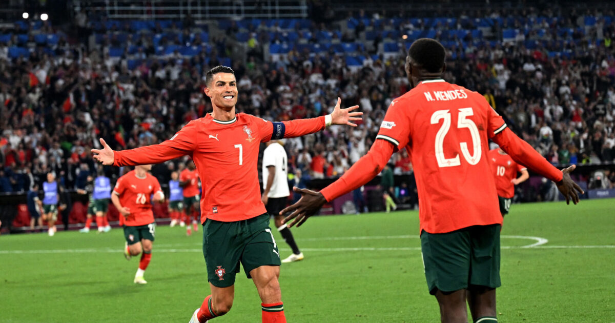 Vild vending: Ronaldo sender Portugal i Nations League-finalen Foto: Angelika Warmuth/REUTERS