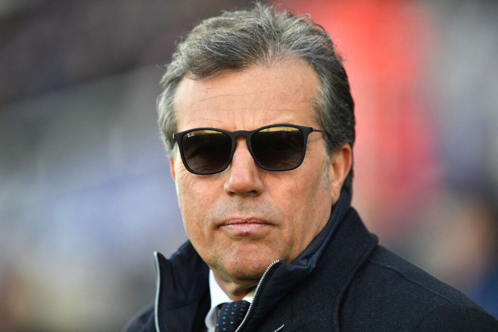 Cristiano Giuntoli udner en Juventus-kamp