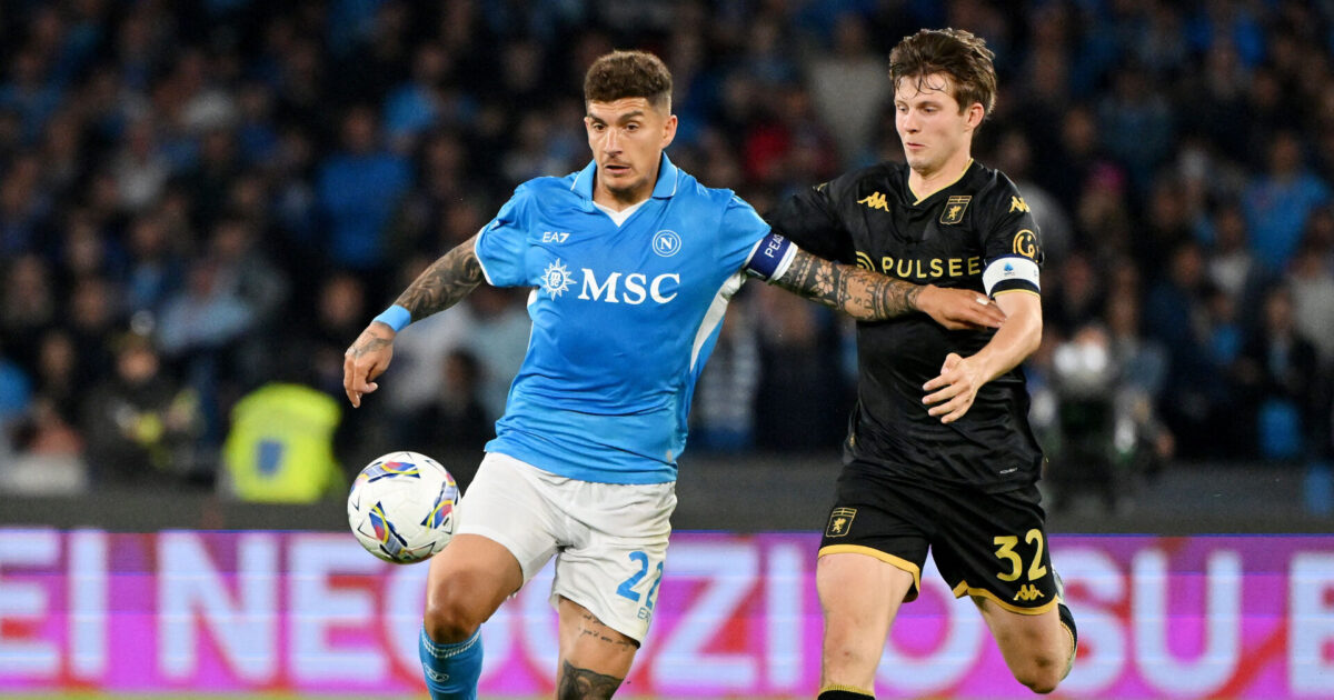 Frendrups Genoa og mestrene fra Napoli åbner Serie A-sæson Foto: Alberto Lingria/REUTERS