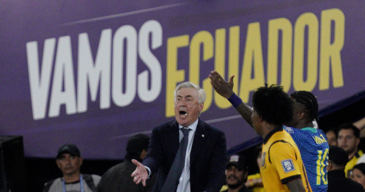 Efter otte stykker tyggegummi og 0-0: Ancelotti tilfreds med brasiliansk debut Foto: Ritzau Scanpix/REUTERS