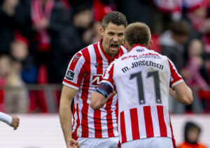 Nicklas Helenius jubler over scoring for AaB.