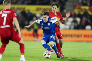 Lundrim Hetemi på bolden.