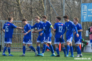 VSK Aarhus' spillere i jubel