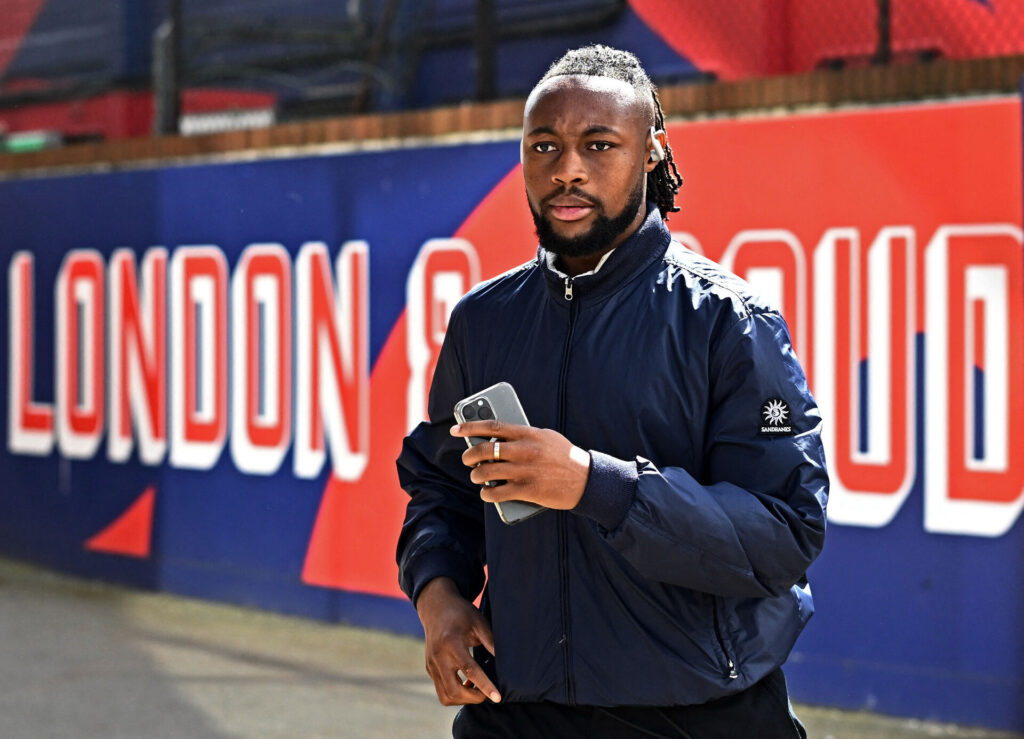 Antoine Semenyo ankommer til Bournemouth-kamp.