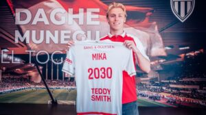 Mika Biereth forlænger med AS Monaco.