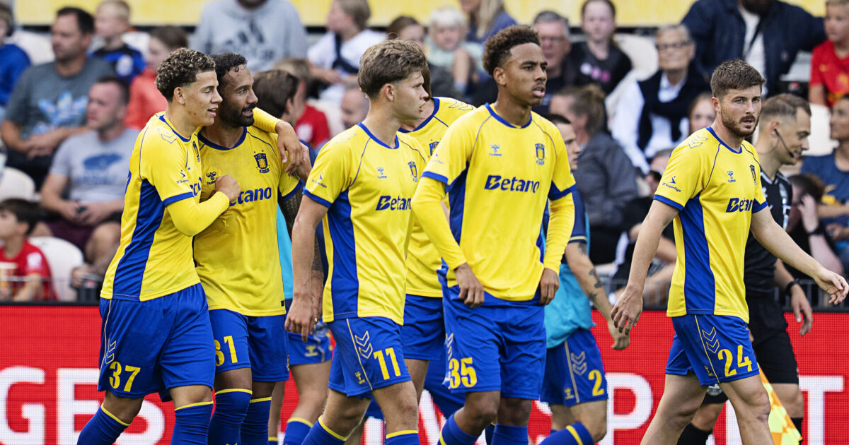 Brøndby IF dominerer på sæsonens første ‘månedens hold’ Foto: Claus Bech/Ritzau Scanpix