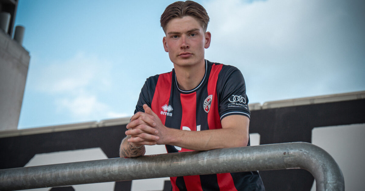 Frederik Christensen debuterede med mål i Ingolstadt Foto: FCI