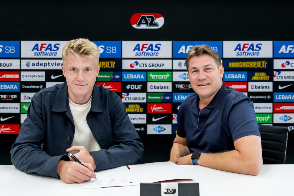 Isak Jensen i AZ Alkmaar