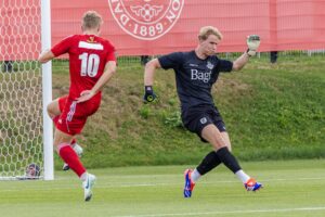 Mikkel Markdal i aktion for FC Helsingør