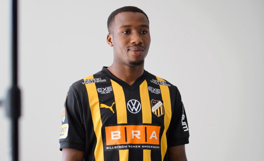 Sanders Ngabo præsenteret i BK Häcken.