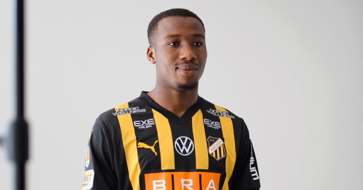 Sanders Ngabo debuterer i europæisk Häcken-sejr Foto: BK Häcken
