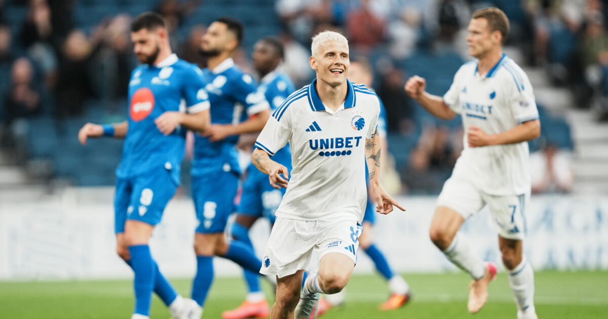 To straffespark er nok: Mattsson banker første stik til FCK Foto: Thomas Traasdahl/Ritzau Scanpix