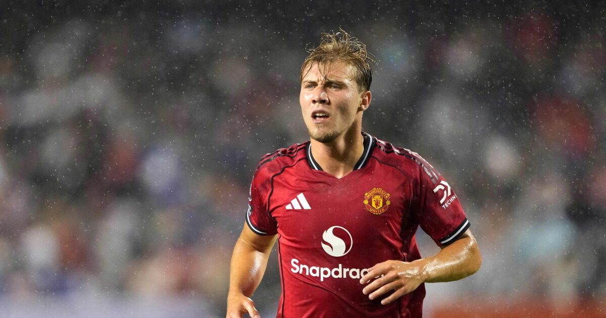 Amorim sår tvivl ved Højlunds fremtid i Manchester United Foto: Photo by Patrick McDermott 