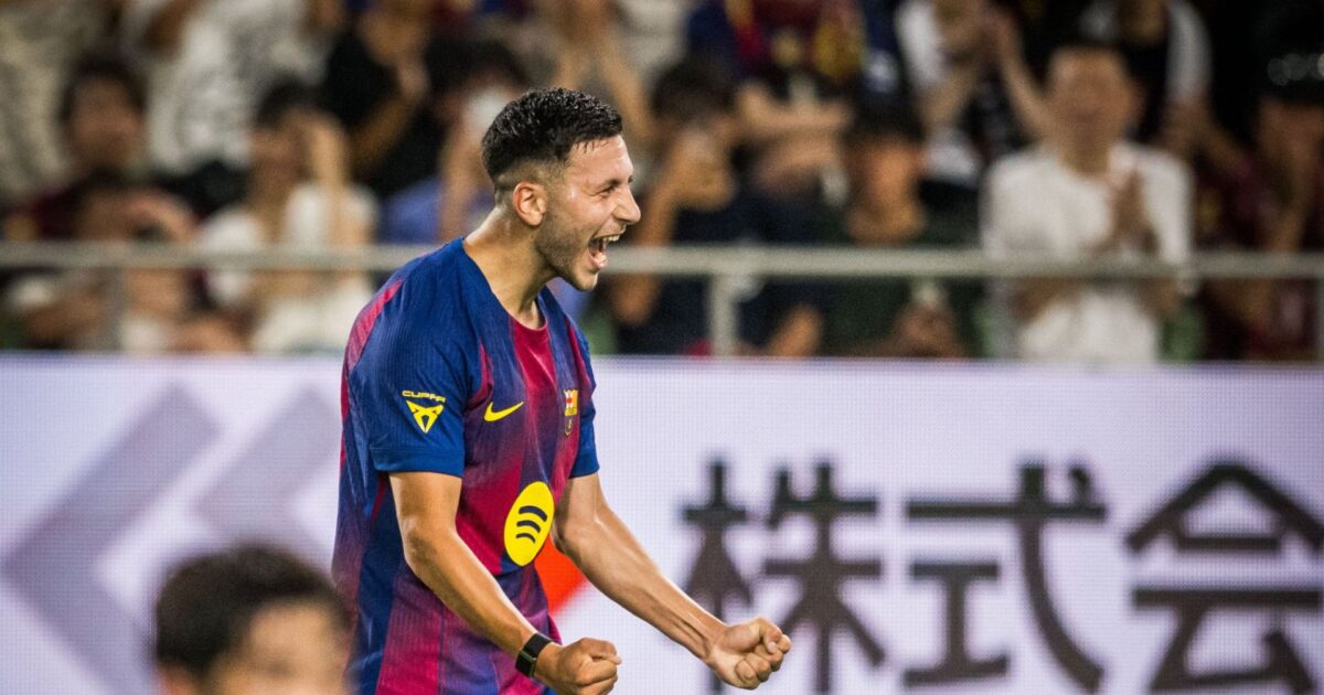 Drømmedebut: Roony scorer sit første Barca-mål – se målet her Foto: FC Barcelona
