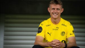 Mathias Jørgensen i Bodøs tøj