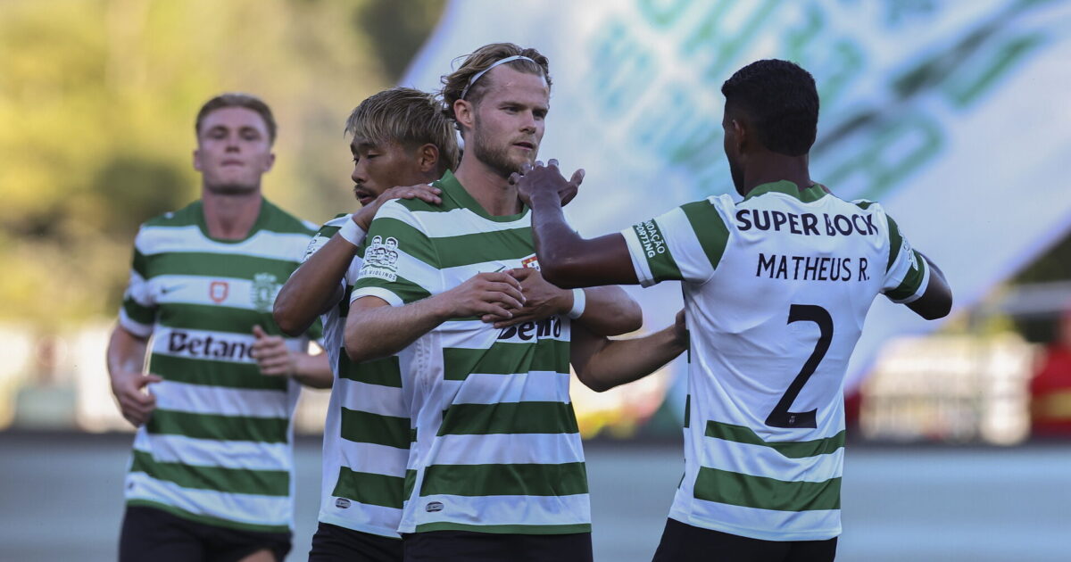 Gyökeres-afløser? Harder optræder i prominent trøjenummer i testkamp Foto: Antonio Cotrim/EPA/Ritzau Scanpix