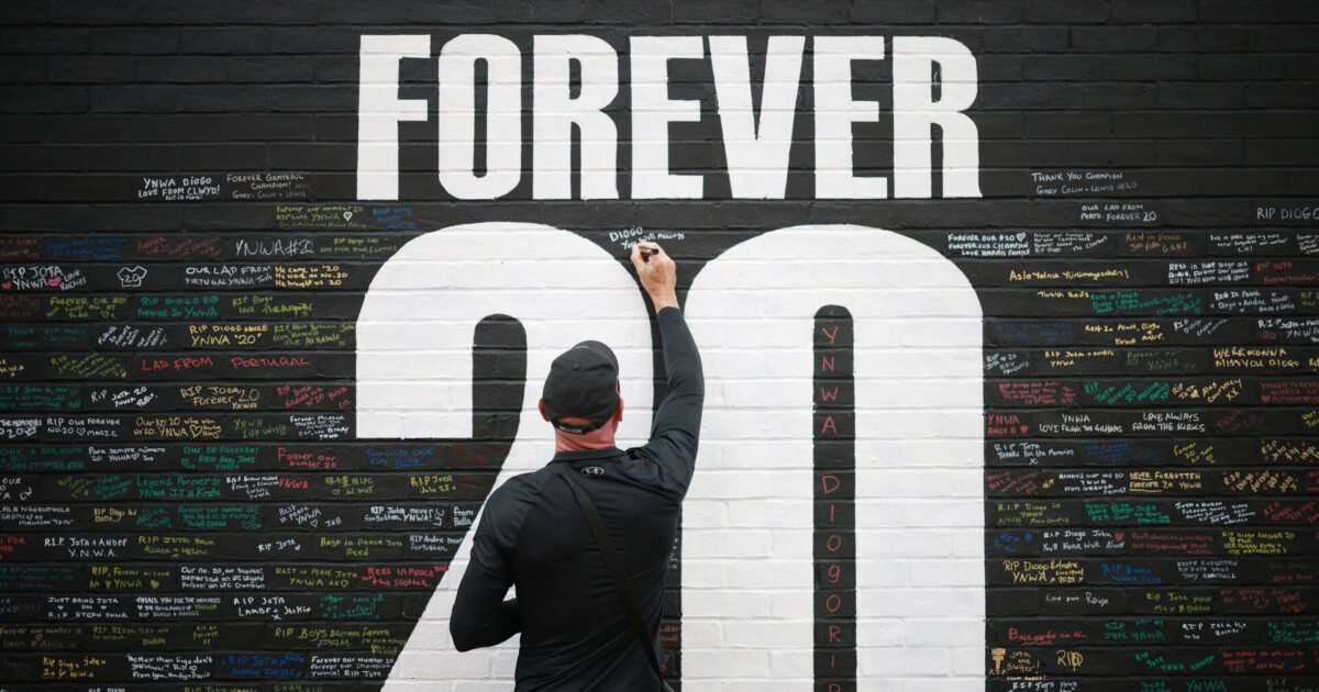 “For evigt nummer 20” – Liverpool pensionerer Jotas nummer Foto: Phil Noble TPX IMAGES OF THE DAY/REUTERS