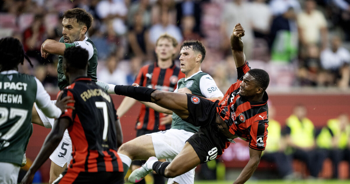 Mangler tilladelse: Angriber misser FCM’s returkamp i Skotland Foto: Bo Amstrup/Ritzau Scanpix