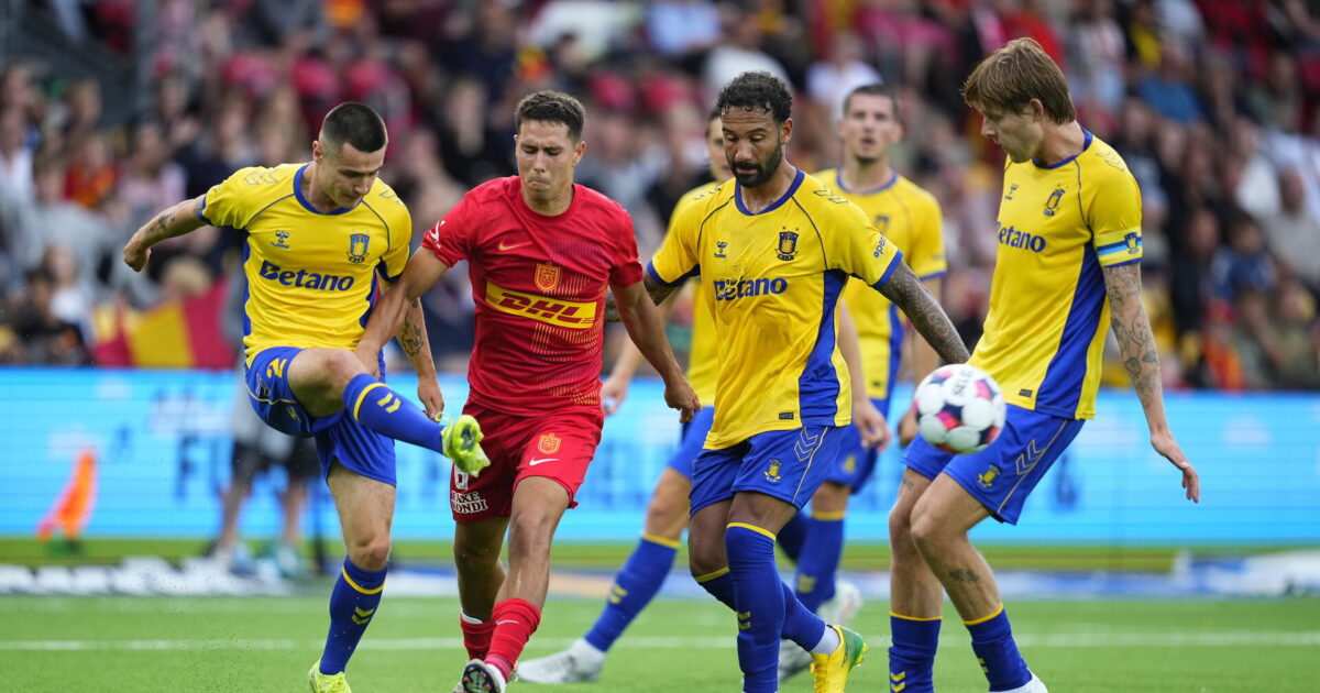 Bischoff brager Brøndby ind på Superligaens førsteplads Foto: Claus Bech/Ritzau Scanpix