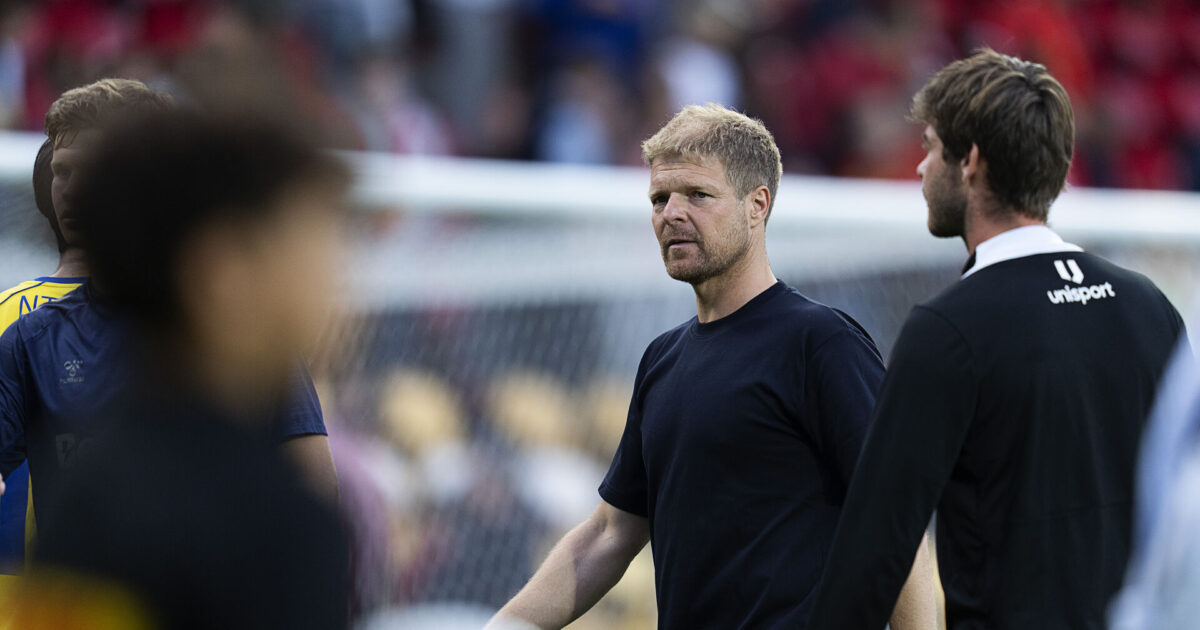 FCN-træner er fortrøstningsfuld, men: Vi skal blive bedre Foto: Claus Bech/Ritzau Scanpix
