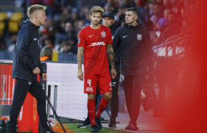 Kian Hansen i kamp for FC Nordsjælland