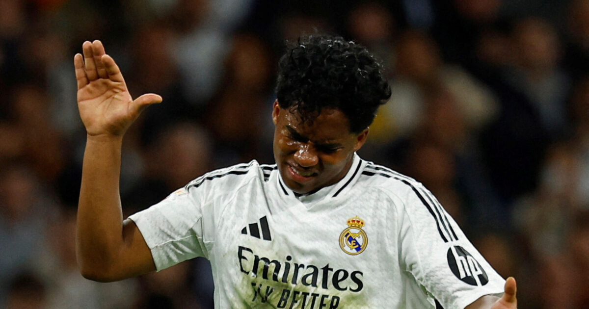 Dårligt nyt i Real Madrid: Endrick ramt af tilbageslag Foto: Ritzau Scanpix/REUTERS