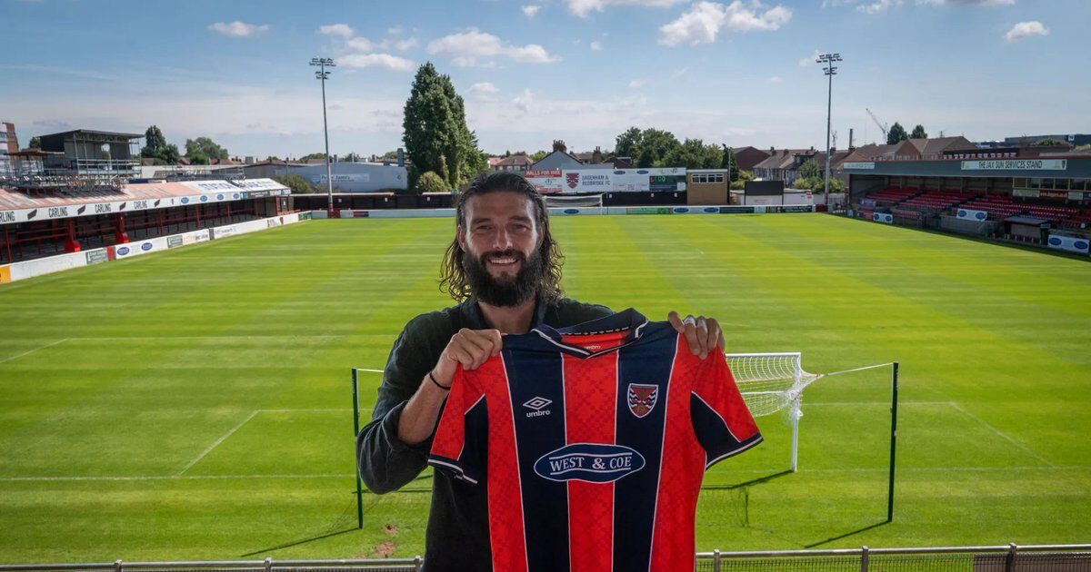 Andy Carroll skifter til sjette bedste engelske række Foto: Dagenham and Redbridge