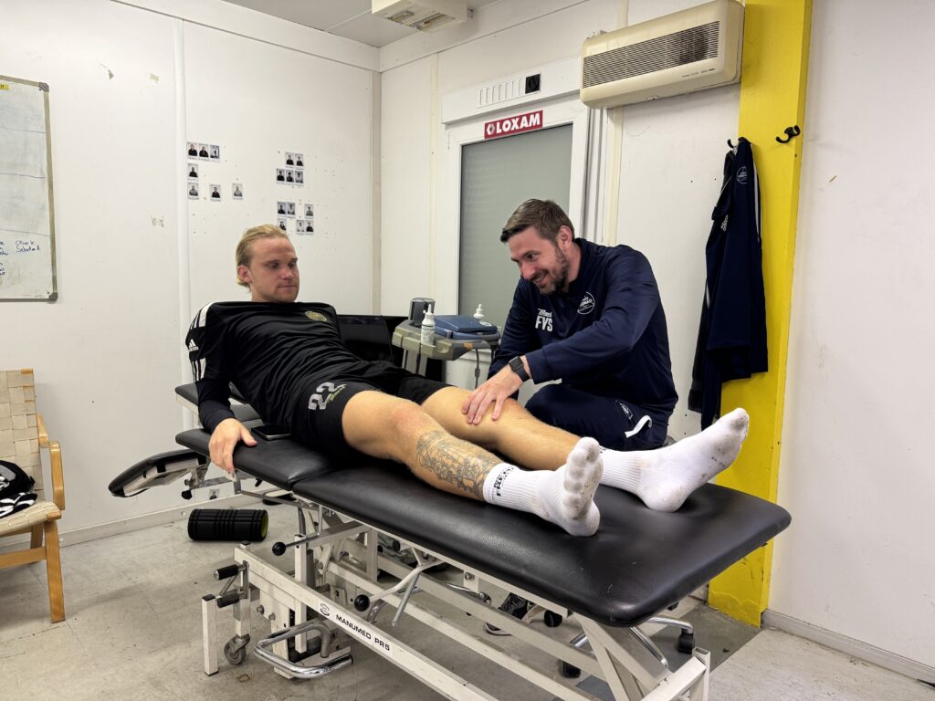 Sebastian Buch i fuld gang med sin genoptræning